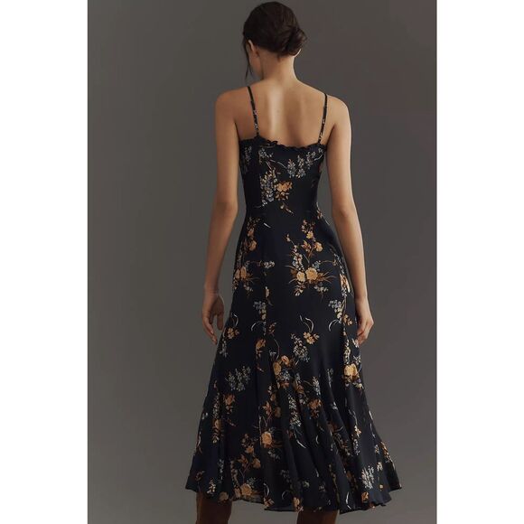 New Anthropologie Reformation Lilibet Dress Sz 10 - Picture 3 of 9